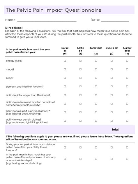 impact test with questionnaire|pelvic pain impact questionnaire pdf.